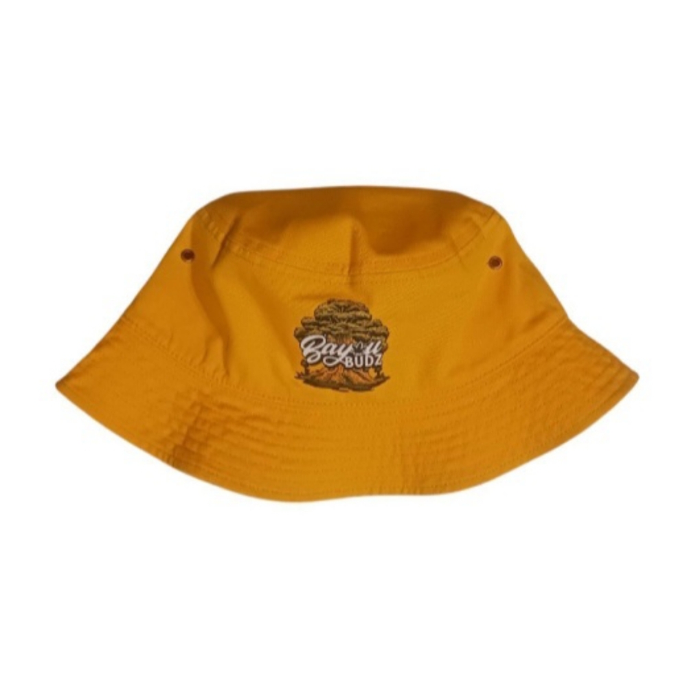 NOLA Bayou Budz "Tree Of Life" Logo Bucket Hat (L/XL-Gold)